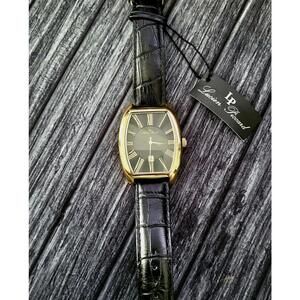 Rare New Lucien Piccard Tonneau Avant Garde Watch Box Papers